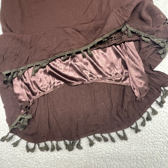 Women’s XL Brown “Paisley Vine Tunic Top - Picture 10 of 15